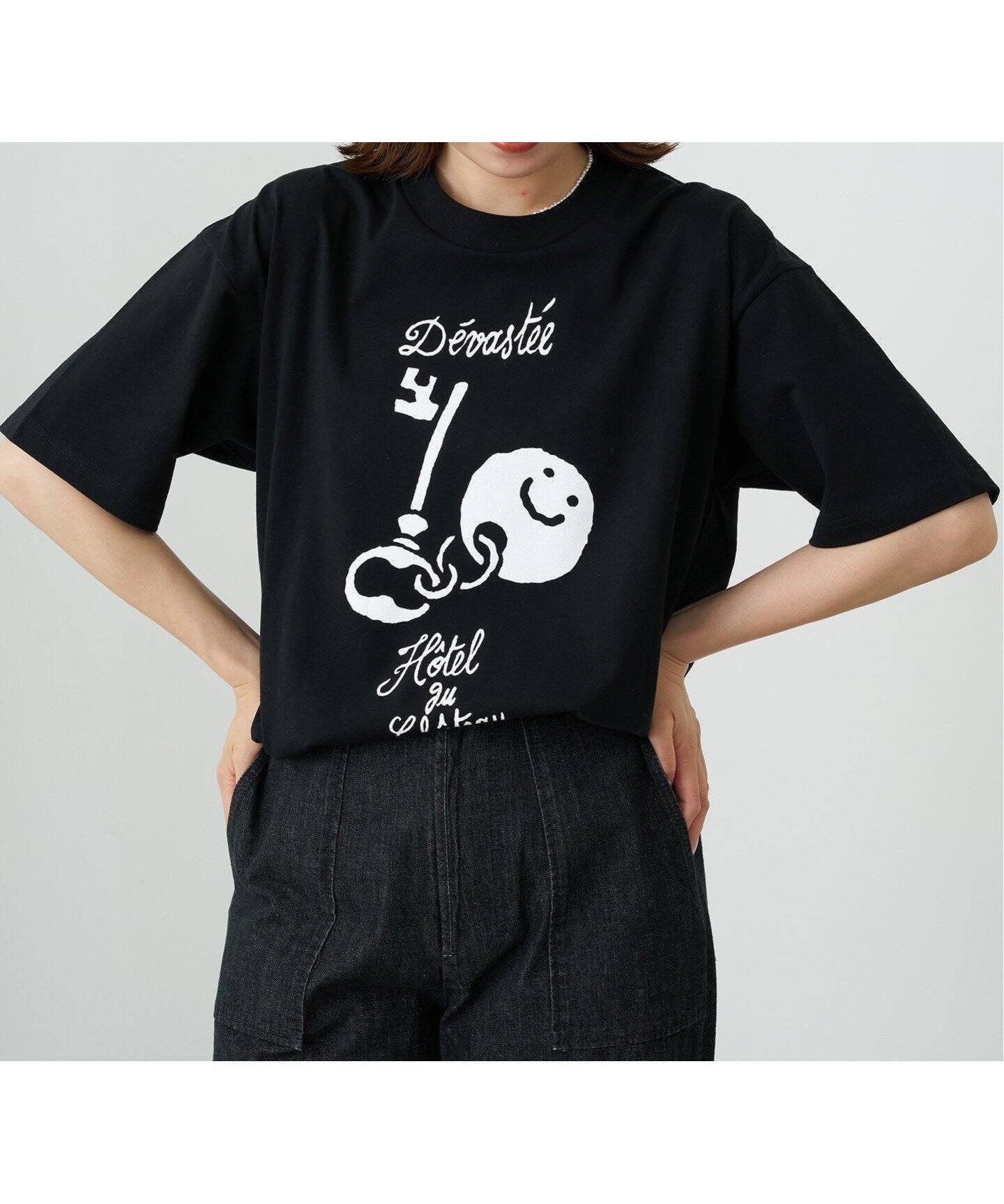 【イエナ/IENA】の《追加 》DEVASTEE pour IENA Tシャツ 人気、トレンドファッション・服の通販 founy(ファニー) 　ファッション　Fashion　レディースファッション　WOMEN　トップス・カットソー　Tops/Tshirt　シャツ/ブラウス　Shirts/Blouses　ロング / Tシャツ　T-Shirts　 other-1|ID: prp329100004071268 ipo3291000000027539535