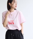 【コーエン/COEN】のROCK STANLEY(ロックスタンレー)別注NYCロゴプリントTシャツ LT.PINK|ID: prp329100004071855 ipo3291000000029051743