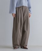 【アパートバイローリーズ/apart by lowrys】のコクーンボリュームパンツ 人気、トレンドファッション・服の通販 founy(ファニー) ファッション Fashion レディースファッション WOMEN パンツ Pants おすすめ Recommend クラシック Classic ジャケット Jacket ストレッチ Stretch センター Center ベーシック Basic ポケット Pocket ルーズ Loose ワイド Wide 吸水 Water Absorption 春 Spring thumbnail NEW ブラウン|ID: prp329100004071979 ipo3291000000028628124