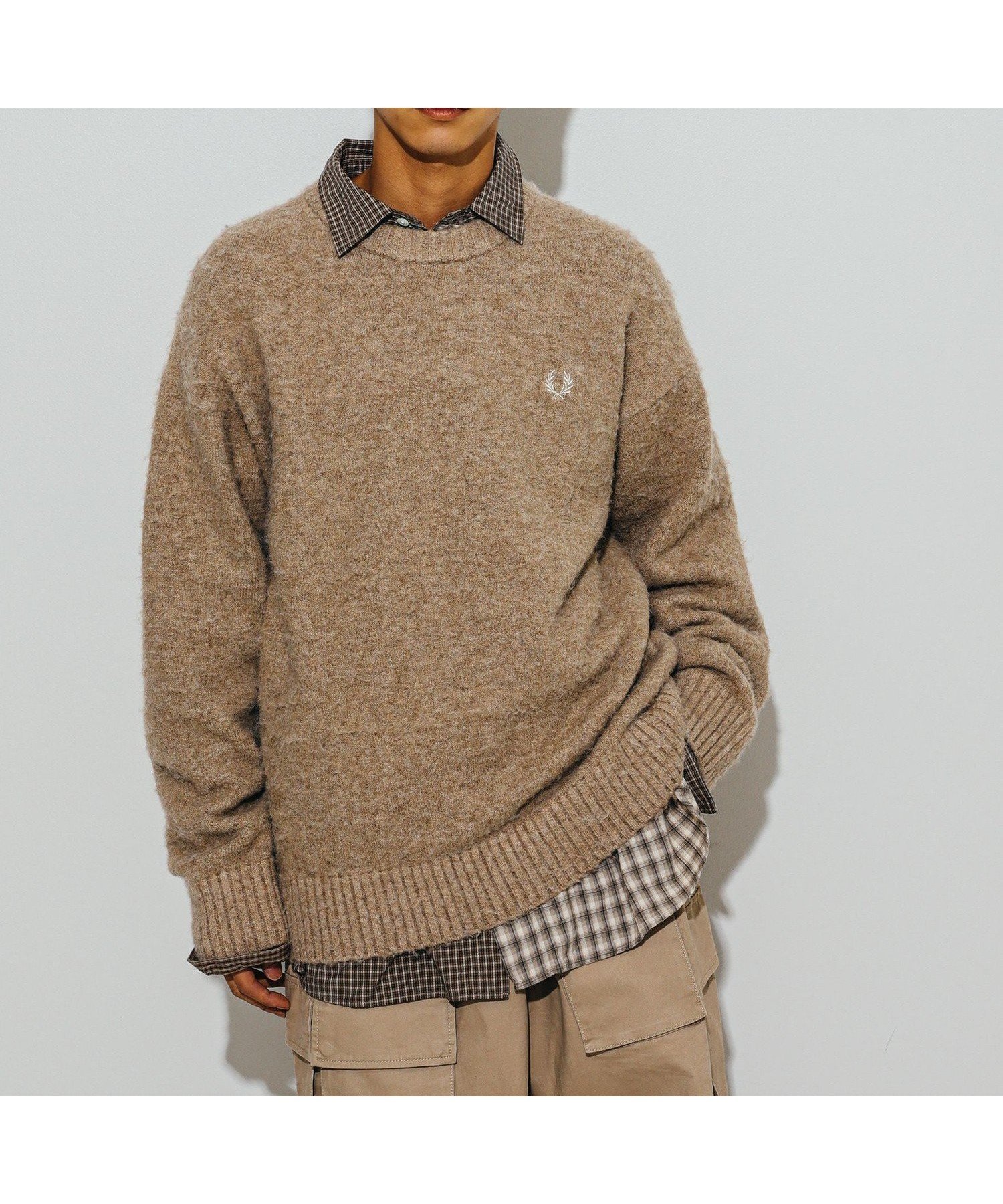 【ビームス/BEAMS / MEN】のFRED PERRY / 別注 フラッフィ クルーネックニット 24AW カラー 人気、トレンドファッション・服の通販 founy(ファニー) 　ファッション　Fashion　メンズファッション　MEN　2024年　2024　2024-2025秋冬・A/W　Aw/Autumn/Winter/Fw/Fall/2024-2025　シンプル　Simple　フィット　Fit　リラックス　Relax　別注　Special Order　 other-1|ID: prp329100004072220 ipo3291000000029540145