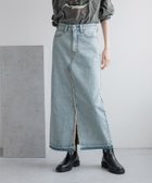 【ローリーズファーム/LOWRYS FARM】のCONE/デニムタイトロングスカート 人気、トレンドファッション・服の通販 founy(ファニー) ファッション Fashion レディースファッション WOMEN スカート Skirt ロングスカート Long Skirt コンパクト Compact スリット Slit デニム Denim バランス Balance 定番 Standard thumbnail ブルー82|ID: prp329100004072308 ipo3291000000028435589