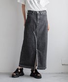 【ローリーズファーム/LOWRYS FARM】のCONE/デニムタイトロングスカート 人気、トレンドファッション・服の通販 founy(ファニー) ファッション Fashion レディースファッション WOMEN スカート Skirt ロングスカート Long Skirt コンパクト Compact スリット Slit デニム Denim バランス Balance 定番 Standard thumbnail ブラック09|ID: prp329100004072308 ipo3291000000028435591