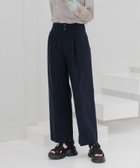 【ローリーズファーム/LOWRYS FARM】のカジュアルワイドパンツ 人気、トレンドファッション・服の通販 founy(ファニー) ファッション Fashion レディースファッション WOMEN パンツ Pants おすすめ Recommend カットソー Cut And Sew センター Center フロント Front ボーダー Border ワイド Wide 定番 Standard thumbnail ネイビー88|ID: prp329100004072315 ipo3291000000028568446