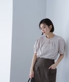 【ナチュラル ビューティー ベーシック/NATURAL BEAUTY BASIC】のメタルバーポイントブラウス ベージュ|ID: prp329100004072359 ipo3291000000027537834