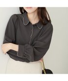 【ナチュラルクチュール/natural couture】の【WEB限定】スカラップ刺繍衿付ブラウス 人気、トレンドファッション・服の通販 founy(ファニー) ファッション Fashion レディースファッション WOMEN トップス・カットソー Tops/Tshirt シャツ/ブラウス Shirts/Blouses 2024年 2024 2024-2025秋冬・A/W Aw/Autumn/Winter/Fw/Fall/2024-2025 おすすめ Recommend インナー Inner キャミワンピース Cami Dress シンプル Simple スカラップ Scalloped デニム Denim パイピング Piping フェミニン Feminine フレア Flare ポケット Pocket エレガント 上品 Elegant thumbnail スミクロ|ID: prp329100004072387 ipo3291000000028810831