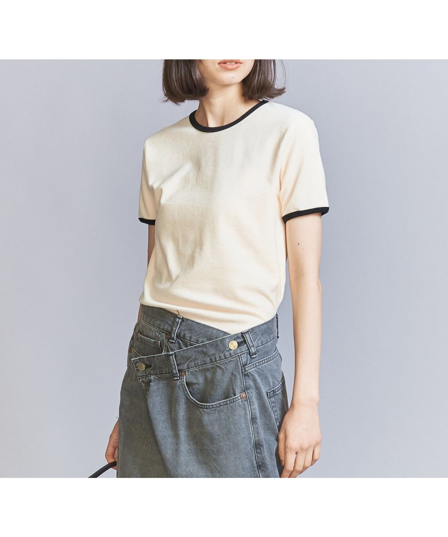 【ビューティ&ユース ユナイテッドアローズ/BEAUTY&YOUTH / UNITED ARROWS】のベロア リンガー Tシャツ 人気、トレンドファッション・服の通販 founy(ファニー) 　ファッション　Fashion　レディースファッション　WOMEN　トップス・カットソー　Tops/Tshirt　シャツ/ブラウス　Shirts/Blouses　ロング / Tシャツ　T-Shirts　ベロア　Velour　おすすめ　Recommend　インナー　Inner　コンパクト　Compact　シンプル　Simple　ジャケット　Jacket　デニム　Denim　トレンド　Trend　フォルム　Form　ベロア　Velor　秋　Autumn/Fall　 other-1|ID: prp329100004072542 ipo3291000000028278907