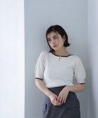 【ナチュラル ビューティー ベーシック/NATURAL BEAUTY BASIC】のバイカラーメタルポイントニット 人気、トレンドファッション・服の通販 founy(ファニー) ファッション Fashion レディースファッション WOMEN トップス・カットソー Tops/Tshirt ニット Knit Tops フォルム Form thumbnail オフ×クロ2|ID: prp329100004072783 ipo3291000000028196795