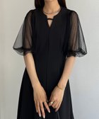 【ジュノア/JUNOAH】のcallautia チュールワンピース 人気、トレンドファッション・服の通販 founy(ファニー) ファッション Fashion レディースファッション WOMEN ワンピース Dress thumbnail ブラック|ID: prp329100004073037 ipo3291000000028340834