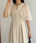 【ジュノア/JUNOAH】のcallautia チュールワンピース 人気、トレンドファッション・服の通販 founy(ファニー) ファッション Fashion レディースファッション WOMEN ワンピース Dress thumbnail アイボリー|ID: prp329100004073037 ipo3291000000028340836