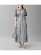 【ラシュッド/LASUD】のローズジャガードチュールドレス 人気、トレンドファッション・服の通販 founy(ファニー) ファッション Fashion レディースファッション WOMEN ワンピース Dress ドレス Party Dresses センター Center チュール Tulle thumbnail ライトブルー|ID: prp329100004073168 ipo3291000000028233612