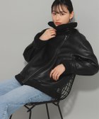 【ビームス ウイメン/BEAMS】のフェイク ムートン ライダース ブルゾン 24AW 冬アウター 人気、トレンドファッション・服の通販 founy(ファニー) ファッション Fashion レディースファッション WOMEN アウター Coat Outerwear ブルゾン Blouson/Jackets ライダース Riders Jacket スウェード Suede スラックス Slacks デニム Denim 定番 Standard フェイク Fake ブルゾン Blouson ムートン Mouton ライダース Riders 冬 Winter A/W・秋冬 Aw・Autumn/Winter・Fw・Fall-Winter おすすめ Recommend 2024年 2024 2024-2025秋冬・A/W Aw/Autumn/Winter/Fw/Fall/2024-2025 thumbnail BLACK|ID: prp329100004073648 ipo3291000000028323341