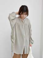 【サマンサモスモス/Samansa Mos2】の裾ドロストギャザーチュニック 人気、トレンドファッション・服の通販 founy(ファニー) ファッション Fashion レディースファッション WOMEN トップス・カットソー Tops/Tshirt シンプル Simple チュニック Tunic thumbnail カーキ|ID: prp329100004073840 ipo3291000000028341558