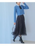 【セルフォード/CELFORD】のバリエーションチュールフレアスカート 人気、トレンドファッション・服の通販 founy(ファニー) ファッション Fashion レディースファッション WOMEN スカート Skirt Aライン/フレアスカート Flared A-Line Skirts オーガンジー Organdy シルバー Silver スパンコール Sequins チェック Check チュール Tulle 人気 Popularity パイピング Piping パール Pearl ベーシック Basic モチーフ Motif A/W・秋冬 Aw・Autumn/Winter・Fw・Fall-Winter thumbnail BLK[009]|ID: prp329100004073853 ipo3291000000028906042