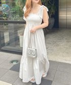 【イング/INGNI】のTC肩リボンシャーリングティアードOP 人気、トレンドファッション・服の通販 founy(ファニー) ファッション Fashion レディースファッション WOMEN ワンピース Dress インナー Inner カーディガン Cardigan ガーリー Girly キャミワンピース Cami Dress シャーリング Shirring ショルダー Shoulder ティアード Tiered ティアードワンピース Tiered Dress フェミニン Feminine リボン Ribbon 夏 Summer thumbnail オフホワイト|ID: prp329100004074002 ipo3291000000028233016