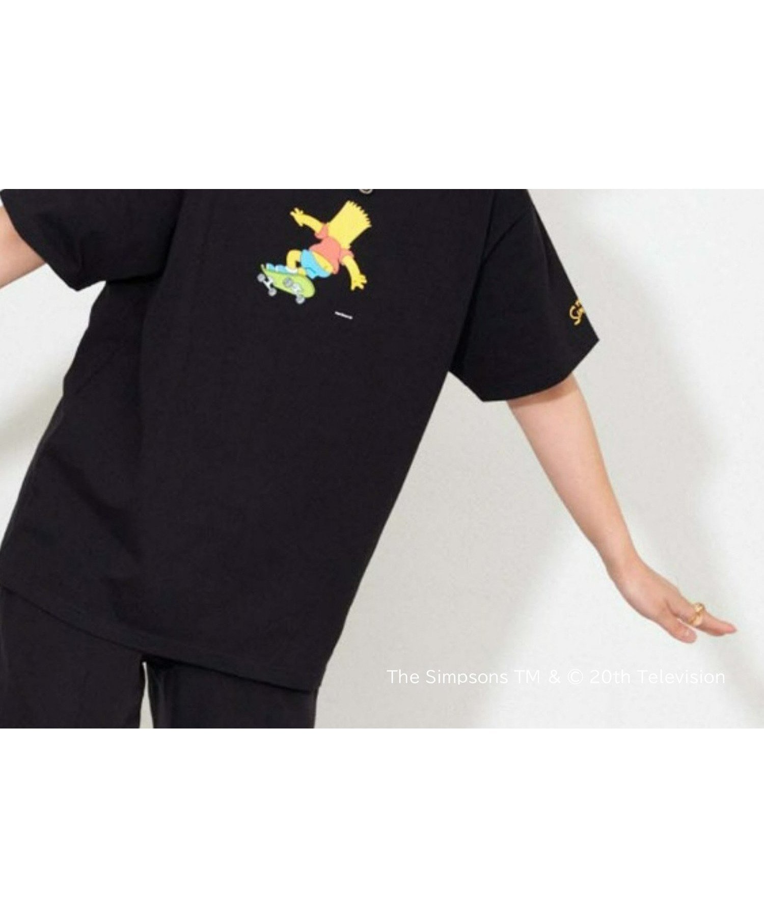 【チャオパニックティピー/CIAOPANIC TYPY】の【THE SIMPSONS】 スポーツグラフィックTEE インテリア・キッズ・メンズ・レディースファッション・服の通販 founy(ファニー) 　ファッション　Fashion　レディースファッション　WOMEN　スポーツウェア　Sportswear　キャラクター　Character　グラフィック　Graphic　コレクション　Collection　サッカー　Soccer　スプリング　Spring　スポーツ　Sports　ビッグ　Big　フロント　Front　プリント　Print　ワーク　Work　おすすめ　Recommend　ブラック|ID: prp329100004074131 ipo3291000000028547767