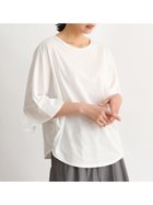 【ラシュッド/LASUD】の袖スリット2wayドルマンカットソー 人気、トレンドファッション・服の通販 founy(ファニー) ファッション Fashion レディースファッション WOMEN トップス・カットソー Tops/Tshirt カットソー Cut and Sewn エレガント 上品 Elegant カットソー Cut And Sew スラックス Slacks スリット Slit デニム Denim ベーシック Basic マキシ Maxi thumbnail オフホワイト|ID: prp329100004074143 ipo3291000000028160503