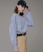 【サニーレーベル/Sonny Label / URBAN RESEARCH】の『WEB限定』USAコットン袖ボリュームロングTシャツ 人気、トレンドファッション・服の通販 founy(ファニー) ファッション Fashion レディースファッション WOMEN トップス・カットソー Tops/Tshirt シャツ/ブラウス Shirts/Blouses ロング / Tシャツ T-Shirts 2024年 2024 2024-2025秋冬・A/W Aw/Autumn/Winter/Fw/Fall/2024-2025 A/W・秋冬 Aw・Autumn/Winter・Fw・Fall-Winter 冬 Winter カットソー Cut And Sew ロング Long 春 Spring thumbnail スモーキーブルー|ID: prp329100004074156 ipo3291000000028302921