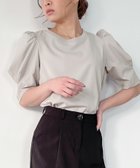 【ジュノア/JUNOAH】のパフスリーブボリュームブラウス 人気、トレンドファッション・服の通販 founy(ファニー) ファッション Fashion レディースファッション WOMEN トップス・カットソー Tops/Tshirt シャツ/ブラウス Shirts/Blouses thumbnail グレー|ID: prp329100004074299 ipo3291000000028478984