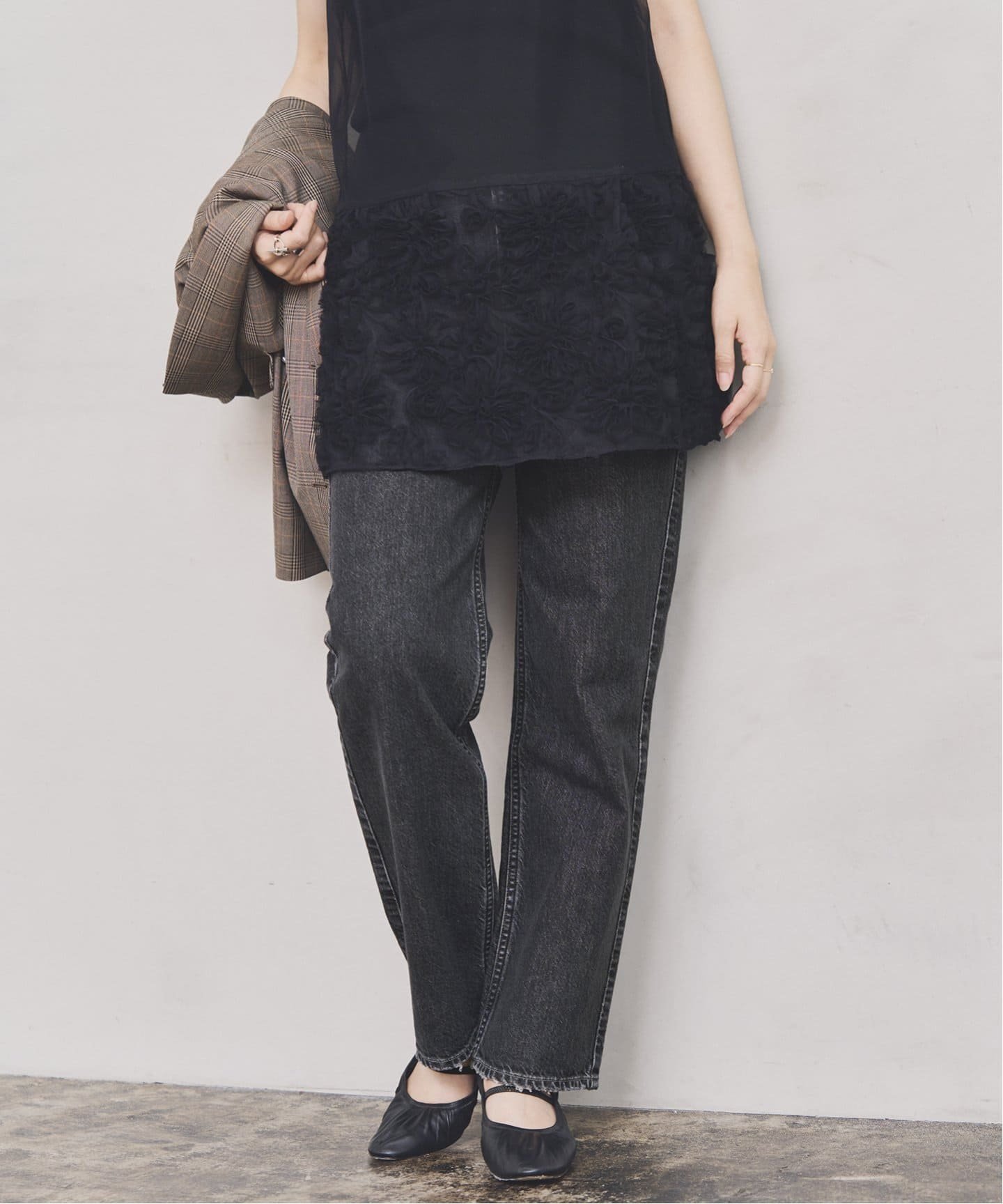 【イエナ/IENA】のupper hights/アッパーハイツ 別注 THE COUSIN デニムパンツ 人気、トレンドファッション・服の通販 founy(ファニー) 　ファッション　Fashion　レディースファッション　WOMEN　パンツ　Pants　デニムパンツ　Denim Pants　ジャケット　Jacket　ストレート　Straight　セットアップ　Set Up　デニム　Denim　トレンド　Trend　ハイライズ　High Rise　フィット　Fit　ワイド　Wide　別注　Special Order　 other-1|ID: prp329100004074427 ipo3291000000027930890