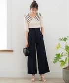 【ノエラ/Noela】のサイドボタンワイドパンツ 人気、トレンドファッション・服の通販 founy(ファニー) ファッション Fashion レディースファッション WOMEN パンツ Pants おすすめ Recommend シンプル Simple ボーダー Border ポケット Pocket ワイド Wide エレガント 上品 Elegant 切替 Switching ビジネス 仕事 通勤 Business thumbnail ネイビー|ID: prp329100004074923 ipo3291000000027514506