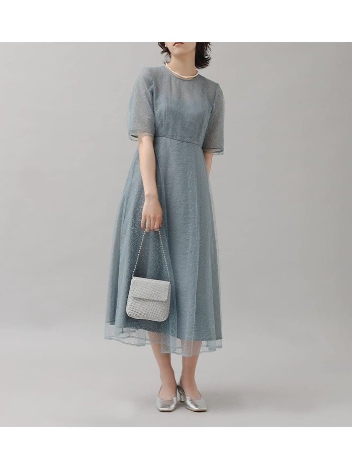 【ラシュッド/LASUD】のkaene ラメチュール刺繍ドレス インテリア・キッズ・メンズ・レディースファッション・服の通販 founy(ファニー) https://founy.com/ ファッション Fashion レディースファッション WOMEN ワンピース Dress ドレス Party Dresses おすすめ Recommend シンプル Simple チュール Tulle ドレス Dress フォーマル Formal フレア Flare 二次会 Wedding Party 結婚式 Wedding Ceremony |ID: prp329100004075277 ipo3291000000027517070