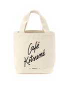 【メゾン キツネ/MAISON KITSUNE】のCafe Kitsune/CAFE KITSUNE MINI TOTE 人気、トレンドファッション・服の通販 founy(ファニー) ファッション Fashion レディースファッション WOMEN バッグ Bag キャンバス Canvas グログラン Grosgrain フロント Front プリント Print 無地 Plain Color thumbnail ECRU|ID: prp329100004075318 ipo3291000000028211053