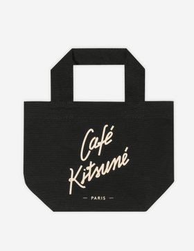 【メゾン キツネ/MAISON KITSUNE】のCafe Kitsune/CAFE KITSUNE MINI TOTE 人気、トレンドファッション・服の通販 founy(ファニー) ファッション Fashion レディースファッション WOMEN バッグ Bag キャンバス Canvas グログラン Grosgrain フロント Front プリント Print 無地 Plain Color |ID:prp329100004075318