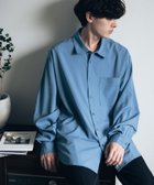 【ロッキーモンロー/Rocky Monroe】のオーバーサイズレギュラーカラーストレッチシャツ 人気、トレンドファッション・服の通販 founy(ファニー) ファッション Fashion レディースファッション WOMEN トップス・カットソー Tops/Tshirt シャツ/ブラウス Shirts/Blouses カットソー Cut And Sew ショルダー Shoulder ジャケット Jacket スタンダード Standard とろみ Thickness トレンド Trend ドロップ Drop 定番 Standard バランス Balance ビッグ Big メンズ Mens ルーズ Loose レギュラー Regular ワイド Wide ワーク Work 再入荷 Restock/Back In Stock/Re Arrival おすすめ Recommend ビジネス 仕事 通勤 Business thumbnail ブルー|ID: prp329100004075347 ipo3291000000029102311