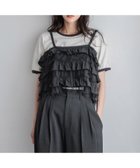 【ローリーズファーム/LOWRYS FARM】のカットフリルチュールビスチェ 人気、トレンドファッション・服の通販 founy(ファニー) ファッション Fashion レディースファッション WOMEN トップス・カットソー Tops/Tshirt ビスチェ Bustier カットソー Cut And Sew ギャザー Gather シンプル Simple チュール Tulle ビスチェ Bustier フリル Frills thumbnail ブラック09|ID: prp329100004075824 ipo3291000000028214308