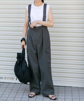 【アーバンリサーチ ドアーズ/URBAN RESEARCH DOORS】のFORK SPOON サスペンダーカーゴパンツ 人気、トレンドファッション・服の通販 founy(ファニー) ファッション Fashion レディースファッション WOMEN パンツ Pants 2024年 2024 2024-2025秋冬・A/W Aw/Autumn/Winter/Fw/Fall/2024-2025 A/W・秋冬 Aw・Autumn/Winter・Fw・Fall-Winter 冬 Winter カーゴパンツ Cargo Pants コンパクト Compact サスペンダー Suspenders ベーシック Basic ミックス Mix 夏 Summer |ID:prp329100004076113