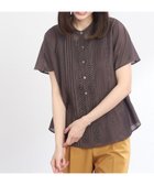 【リフレクト/Reflect】の【WEB限定カラーあり/接触冷感/洗える】フロントレースデザインブラウス 人気、トレンドファッション・服の通販 founy(ファニー) ファッション Fashion レディースファッション WOMEN トップス・カットソー Tops/Tshirt シャツ/ブラウス Shirts/Blouses スリーブ Sleeve フレンチ French レース Race 洗える Washable thumbnail ブラウン|ID: prp329100004077061 ipo3291000000027539108