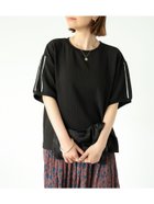 【テチチ/Te chichi】の袖パイピングジャカードトップス 人気、トレンドファッション・服の通販 founy(ファニー) ファッション Fashion レディースファッション WOMEN トップス・カットソー Tops/Tshirt ジャカード Jacquard バランス Balance パイピング Piping thumbnail ブラック|ID: prp329100004077174 ipo3291000000028104272