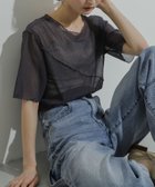 【センスオブプレイス/SENSE OF PLACE by URBAN RESEARCH】の2WAYシアーメロートップ 人気、トレンドファッション・服の通販 founy(ファニー) ファッション Fashion レディースファッション WOMEN 2024年 2024 2024春夏・S/S Ss,Spring/Summer,2024 S/S・春夏 Ss・Spring/Summer おすすめ Recommend インナー Inner キャミワンピース Cami Dress トレンド Trend バルーン Balloon ボトム Bottom 今季 This Season 夏 Summer thumbnail CHARCOAL|ID: prp329100004077204 ipo3291000000027670278