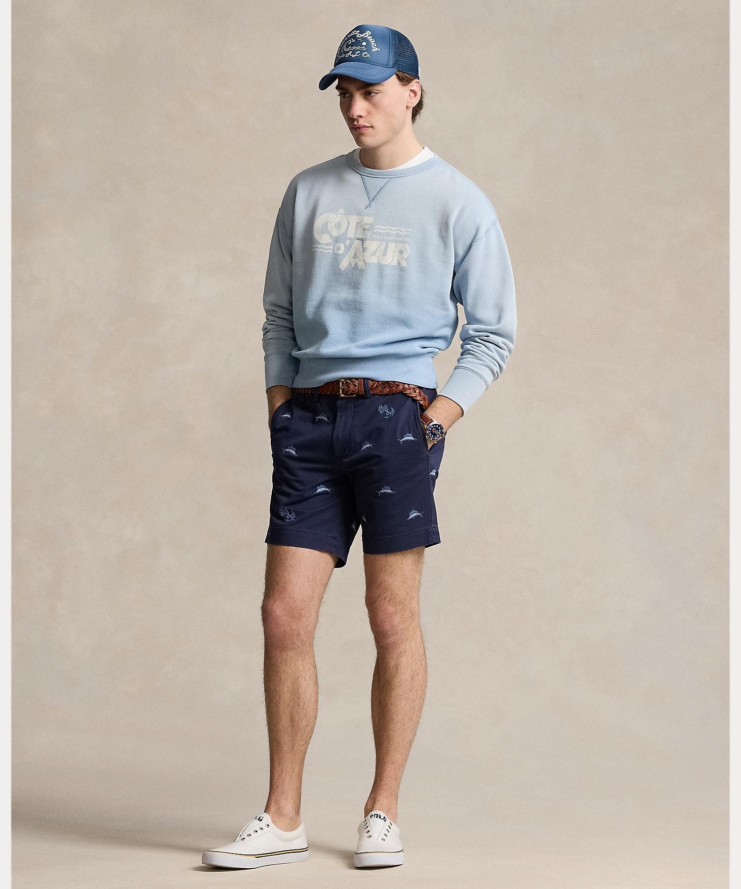 【ラルフローレン/RALPH LAUREN / MEN】の8インチ ストレート フィット ストレッチ チノ ショートパンツ 人気、トレンドファッション・服の通販 founy(ファニー) 　ファッション　Fashion　メンズファッション　MEN　ボトムス　Bottoms/Men　ハーフ / ショートパンツ　Short Pants　ショート　Short　ストレッチ　Stretch　ストレート　Straight　フィット　Fit　フロント　Front　ポケット　Pocket　モチーフ　Motif　ループ　Loop　 other-1|ID: prp329100004077255 ipo3291000000027540643