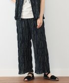 【ビームス ウイメン/BEAMS】の【7/4新規値下げ】BEAMS BOY / マルチ ストライプ シャーリング イージーパンツ NAVY|ID: prp329100004077265 ipo3291000000027540726