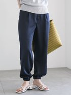 【テチチ/Te chichi】のサテンジョガーパンツ 人気、トレンドファッション・服の通販 founy(ファニー) ファッション Fashion レディースファッション WOMEN パンツ Pants サテン Satin エレガント 上品 Elegant thumbnail ネイビー|ID: prp329100004077306 ipo3291000000027541080