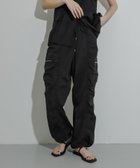 【センスオブプレイス/SENSE OF PLACE by URBAN RESEARCH】のUiscel パッカリングイージーカーゴパンツ 人気、トレンドファッション・服の通販 founy(ファニー) ファッション Fashion レディースファッション WOMEN パンツ Pants 2024年 2024 2024春夏・S/S Ss,Spring/Summer,2024 S/S・春夏 Ss・Spring/Summer おすすめ Recommend カーゴパンツ Cargo Pants シアー Sheer 夏 Summer thumbnail BLACK|ID: prp329100004077344 ipo3291000000027947366