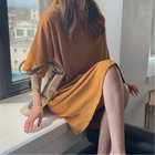 【ミニミニストア/miniministore】のゆったり Tシャツワンピース レディース 人気、トレンドファッション・服の通販 founy(ファニー) ファッション Fashion レディースファッション WOMEN ワンピース Dress シャツワンピース Shirt Dresses S/S・春夏 Ss・Spring/Summer カットソー Cut And Sew ショルダー Shoulder ストレート Straight ドロップ Drop レギンス Leggings ロング Long 半袖 Short Sleeve 夏 Summer 春 Spring 無地 Plain Color thumbnail キャラメル|ID: prp329100004077531 ipo3291000000028863926