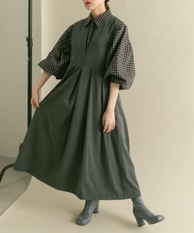 【ケービーエフ/KBF / URBAN RESEARCH】のキーネックBIGプリーツジャンパースカート 人気、トレンドファッション・服の通販 founy(ファニー) ファッション Fashion レディースファッション WOMEN スカート Skirt 2024年 2024 2024-2025秋冬・A/W Aw/Autumn/Winter/Fw/Fall/2024-2025 A/W・秋冬 Aw・Autumn/Winter・Fw・Fall-Winter 冬 Winter インナー Inner チェック Check ハイネック High Neck プリーツ Pleats ベスト Vest エレガント 上品 Elegant 無地 Plain Color |ID:prp329100004077593