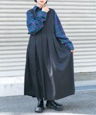 【ケービーエフ/KBF / URBAN RESEARCH】のキーネックBIGプリーツジャンパースカート BLACK|ID: prp329100004077593 ipo3291000000029072646