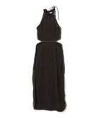 【ビームス ウイメン/BEAMS】のGHOSPELL / Sylvie Stripe Cut Out Midi Dress BLACK|ID: prp329100004077595 ipo3291000000027542637