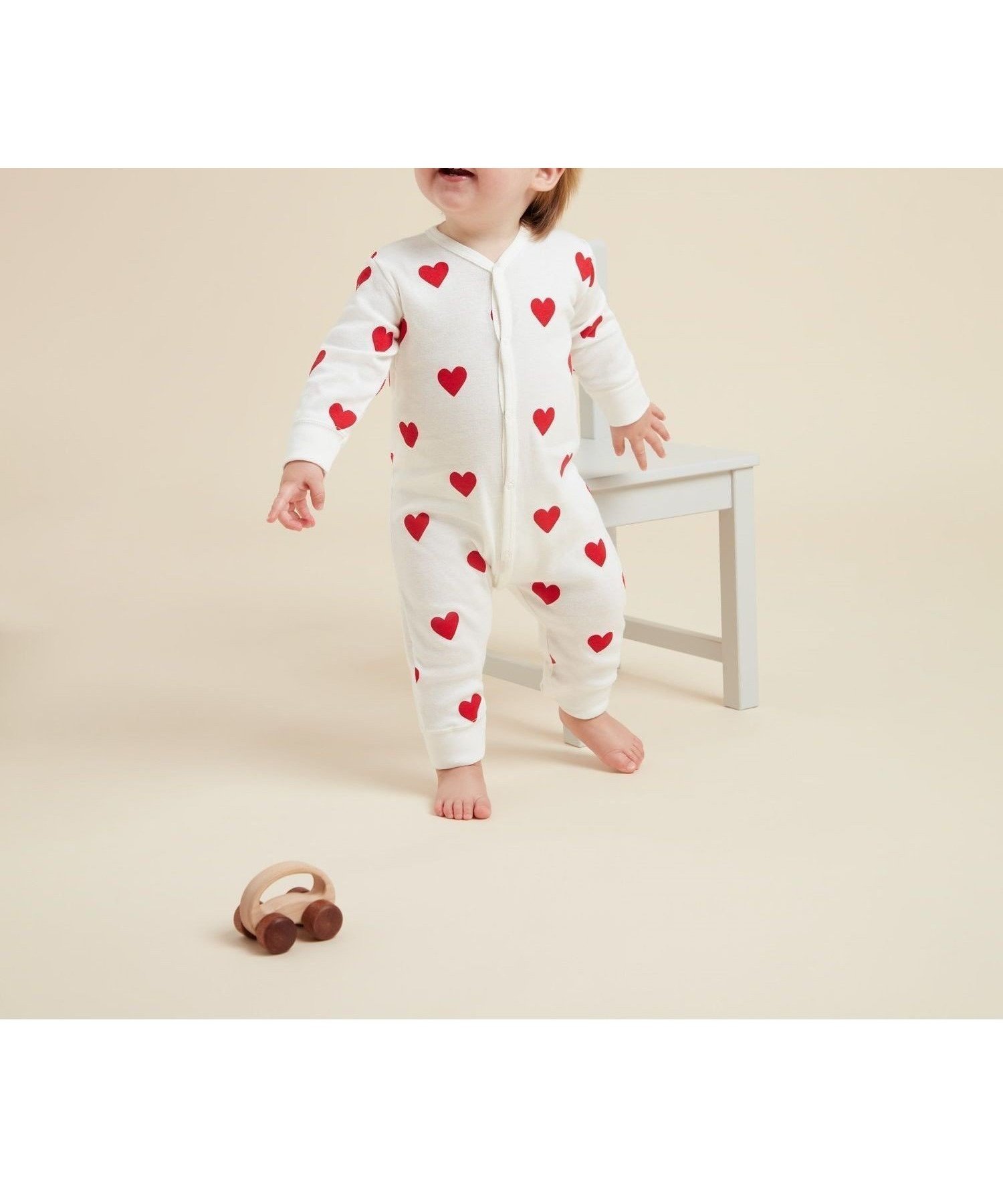 【プチバトー/PETIT BATEAU / KIDS】のハートプリント足なしロンパース 人気、トレンドファッション・服の通販 founy(ファニー) 　ファッション　Fashion　キッズファッション　KIDS　おすすめ　Recommend　ギフト プレゼント　Gift Present　プリント　Print　ロンパース　Rompers　 other-1|ID: prp329100004078343 ipo3291000000027816998