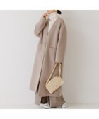 【ルージュヴィフラクレ/Rouge vif la cle】のノーカラー ロングコート 人気、トレンドファッション・服の通販 founy(ファニー) ファッション Fashion レディースファッション WOMEN アウター Coat Outerwear コート Coats ガーリー Girly クラシカル Classical シンプル Simple ジャケット Jacket ストール Stall スマート Smart トレンド Trend ベーシック Basic ロング Long 冬 Winter ビジネス 仕事 通勤 Business thumbnail ベージュ|ID: prp329100004078344 ipo3291000000027864621