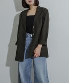 【センスオブプレイス/SENSE OF PLACE by URBAN RESEARCH】のテーラードジャケット 人気、トレンドファッション・服の通販 founy(ファニー) ファッション Fashion レディースファッション WOMEN アウター Coat Outerwear ジャケット Jackets テーラードジャケット Tailored Jackets 2024年 2024 2024春夏・S/S Ss,Spring/Summer,2024 S/S・春夏 Ss・Spring/Summer ジャケット Jacket ストライプ Stripe タンク Tank テーラード Tailored ボックス Box マニッシュ Mannish リネン Linen ルーズ Loose 夏 Summer 無地 Plain Color thumbnail CHARCOAL|ID: prp329100004078442 ipo3291000000028211485