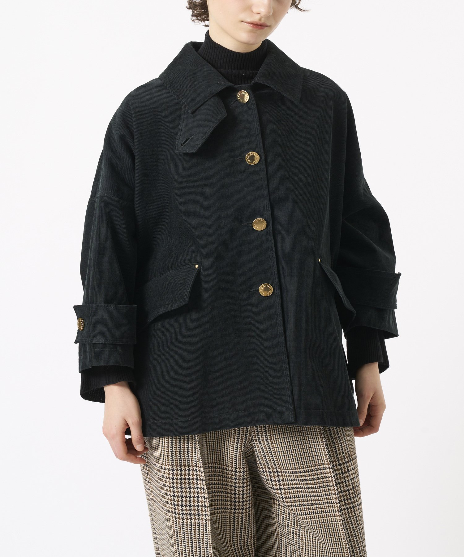 【マッキントッシュ/MACKINTOSH】のHUMBIE JACKET/DNM 人気、トレンドファッション・服の通販 founy(ファニー) 　ファッション　Fashion　レディースファッション　WOMEN　アウター　Coat Outerwear　ジャケット　Jackets　コーデュロイ　Corduroy　ショルダー　Shoulder　ジャケット　Jacket　ドロップ　Drop　フラップ　Flap　ポケット　Pocket　メタル　Metal　ワーク　Work　定番　Standard　 other-1|ID: prp329100004078490 ipo3291000000027556212