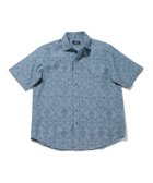 【メンズビギトーキョー/Men's Bigi / MEN】のコットンダンガリーエスニックプリント半袖シャツ 人気、トレンドファッション・服の通販 founy(ファニー) ファッション Fashion メンズファッション MEN エスニック Ethnic ダンガリー Dungarees デニム Denim プリント Print 半袖 Short Sleeve 軽量 Lightweight thumbnail ブルー系|ID: prp329100004078680 ipo3291000000027693662