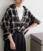 【スローブ イエナ/SLOBE IENA】のビエラチェックルーズシャツ 人気、トレンドファッション・服の通販 founy(ファニー) ファッション Fashion レディースファッション WOMEN トップス・カットソー Tops/Tshirt シャツ/ブラウス Shirts/Blouses 2024年 2024 2024-2025秋冬・A/W Aw/Autumn/Winter/Fw/Fall/2024-2025 チェック Check ドレープ Drape フェミニン Feminine ブロック Block ルーズ Loose 秋 Autumn/Fall thumbnail ブラック|ID: prp329100004078696 ipo3291000000027977831