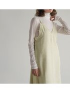 【ラシュッド/LASUD】のLinen like cami onepiece ライトイエロー|ID: prp329100004078824 ipo3291000000028794652