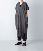 【かぐれ/kagure / URBAN RESEARCH】のコットンリネンカフタンワンピース 人気、トレンドファッション・服の通販 founy(ファニー) ファッション Fashion レディースファッション WOMEN ワンピース Dress 2024年 2024 2024春夏・S/S Ss,Spring/Summer,2024 S/S・春夏 Ss・Spring/Summer おすすめ Recommend サンダル Sandals ポケット Pocket リネン Linen リラックス Relax ワイド Wide 夏 Summer thumbnail CHARCOAL|ID: prp329100004078899 ipo3291000000027559396