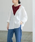 【アーバンリサーチ/URBAN RESEARCH】のソフトリネンオーバーシャツ WHITE|ID: prp329100004078984 ipo3291000000027560355